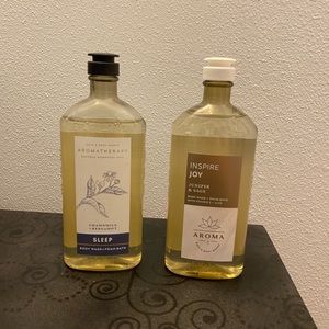Aromatherapy body wash + foam bath